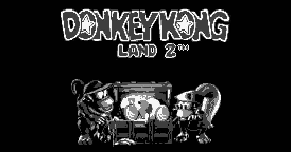 donkey kong country 2 logo