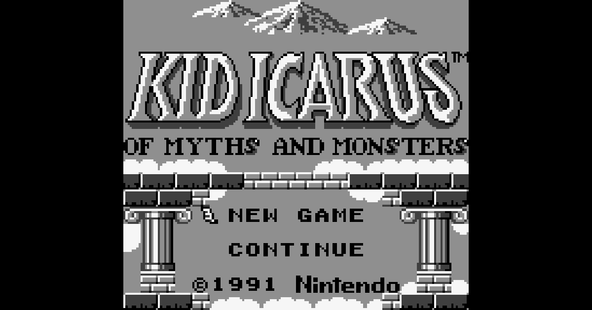 Kid Icarus: Of Myths and Monsters - Game Boy, Game Boy