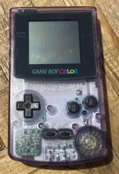 Nintendo Game Boy Color GBC System Backlight Backlit Brighter TFT Atomic  Purple